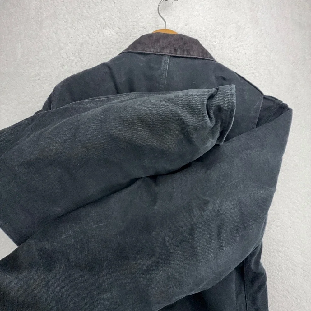 Carhartt Sandstone Jacket Arctic Quilt Lined Mens Large 44 J02 BLK Black